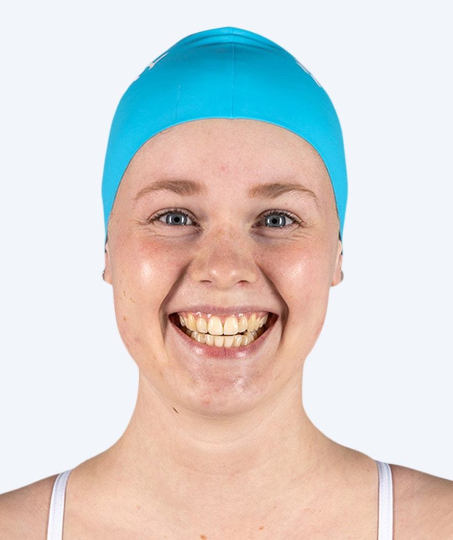 Blue cheap swim cap