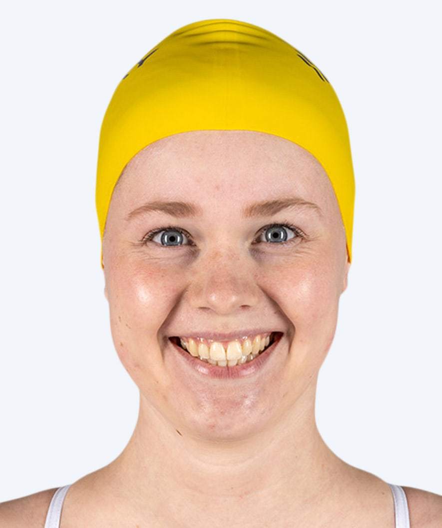 Yellow store swimming cap