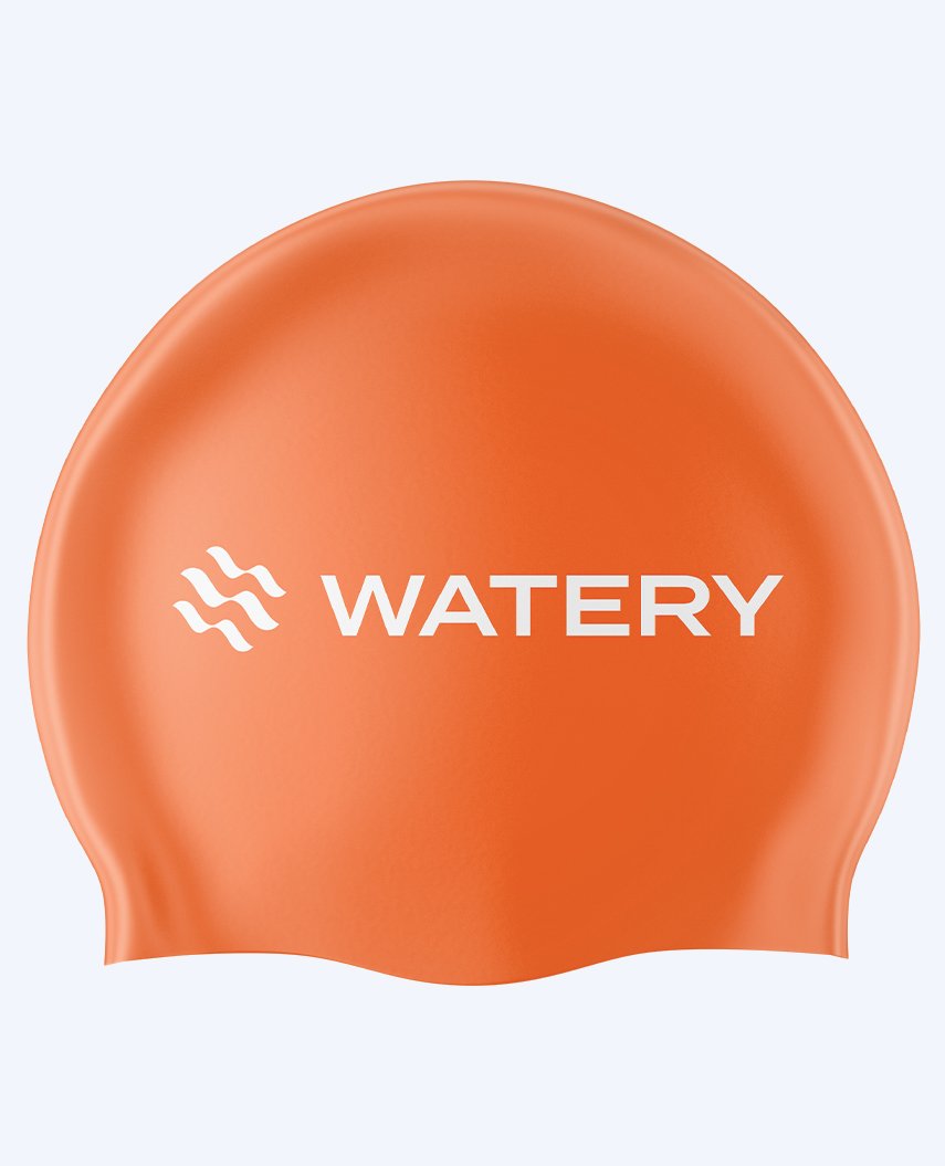 New Wave Swim Cap - Silicone (Orange)