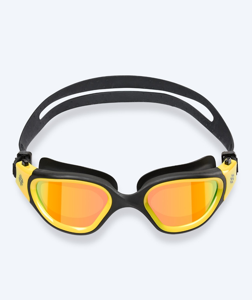 polarized swim goggles Raven Mirror